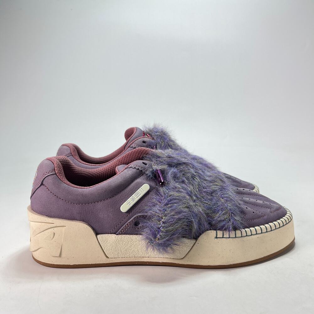 ANTA x Kyrie Irving Hela Style Purple Faux Fur Platform Sneakers Men's Size 9.5
